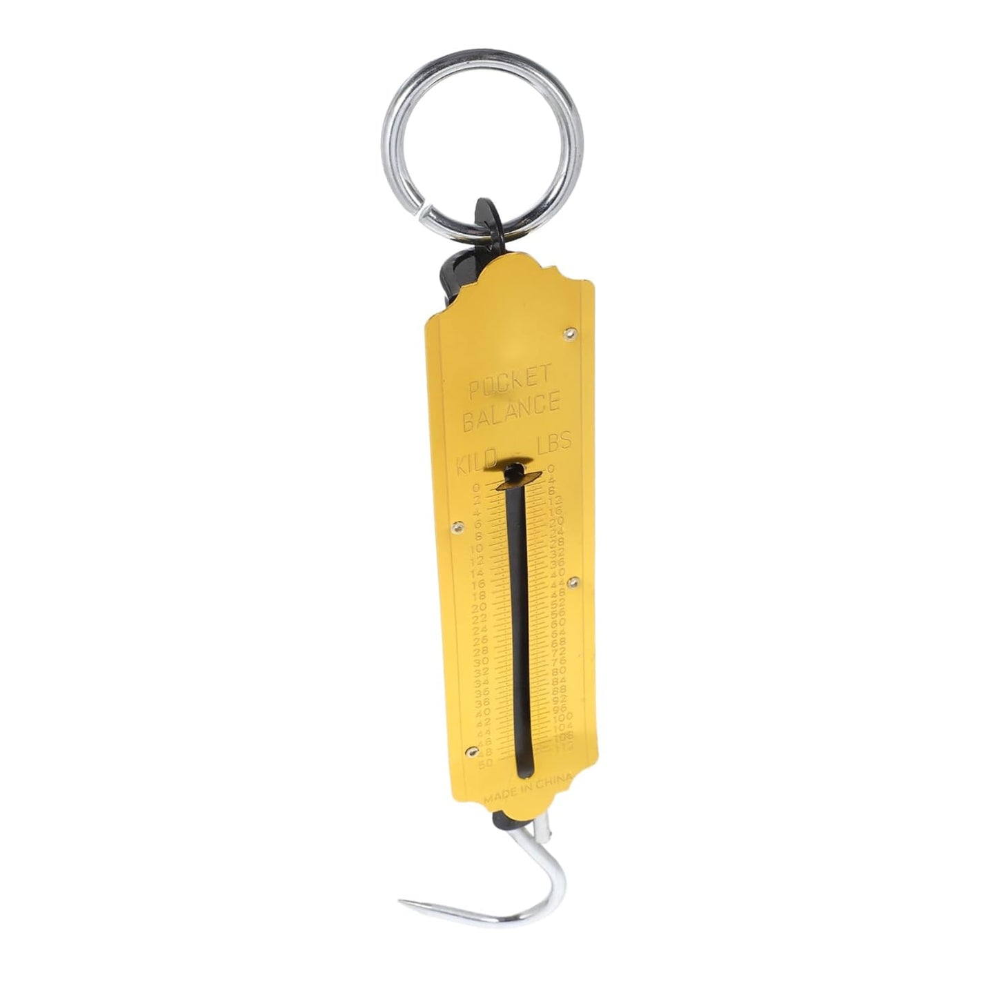 Mikinona 2pcs Mechanical Hanging Scale with Spring Balance 50kg/110lb Multi-Purpose Hand Scale for Farming Travel and Kitchen Use Sleek Appearance