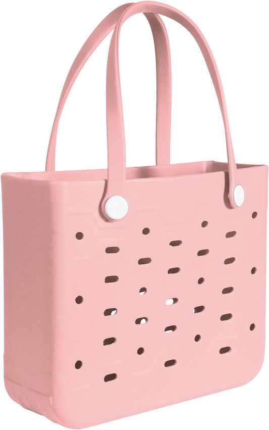 Medium Rubber Beach Bag for Men & Women, Large Capacity Rubber Travel Tote Bag for the Beach Boat Pool