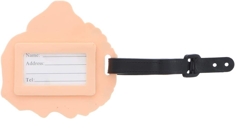 SandT Collection Do Not Touch My Luggage Tag Suitcase ID Holder - Set of 2 Hand