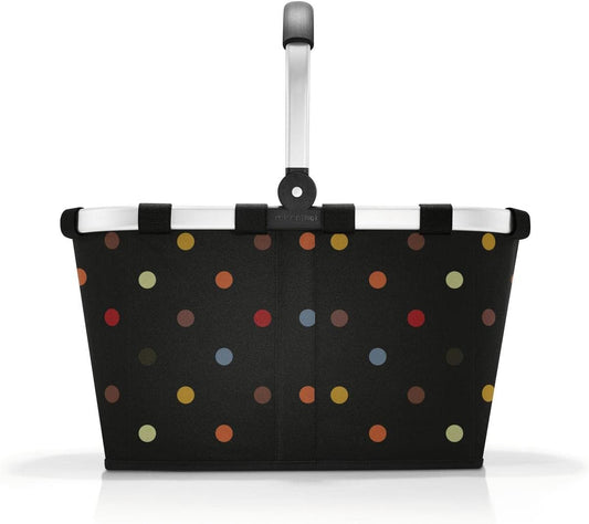reisenthel carrybag dots - Sturdy shopping basket with plenty of storage space and practical inner pocket - Elegant and water-repellent design