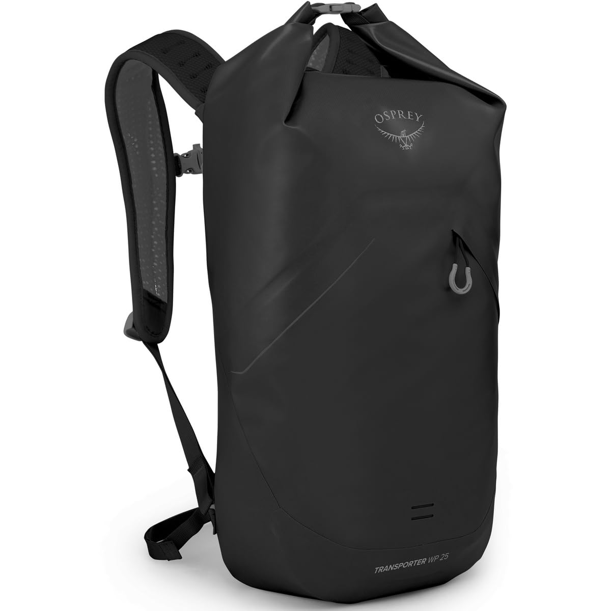 Osprey Transporter 25L Roll Top Waterproof Laptop Backpack, Black