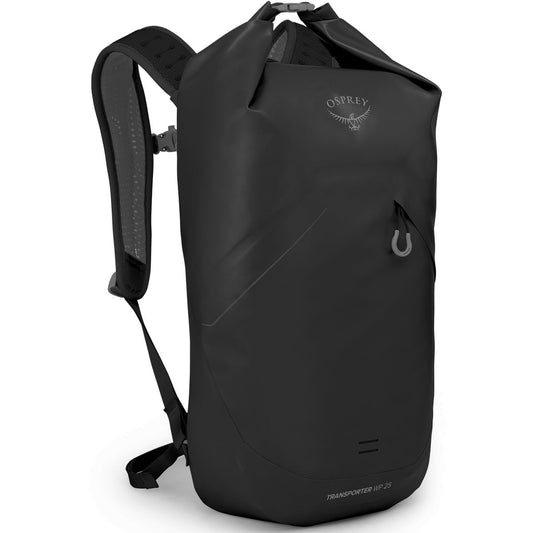 Osprey Transporter 25L Roll Top Waterproof Laptop Backpack, Black