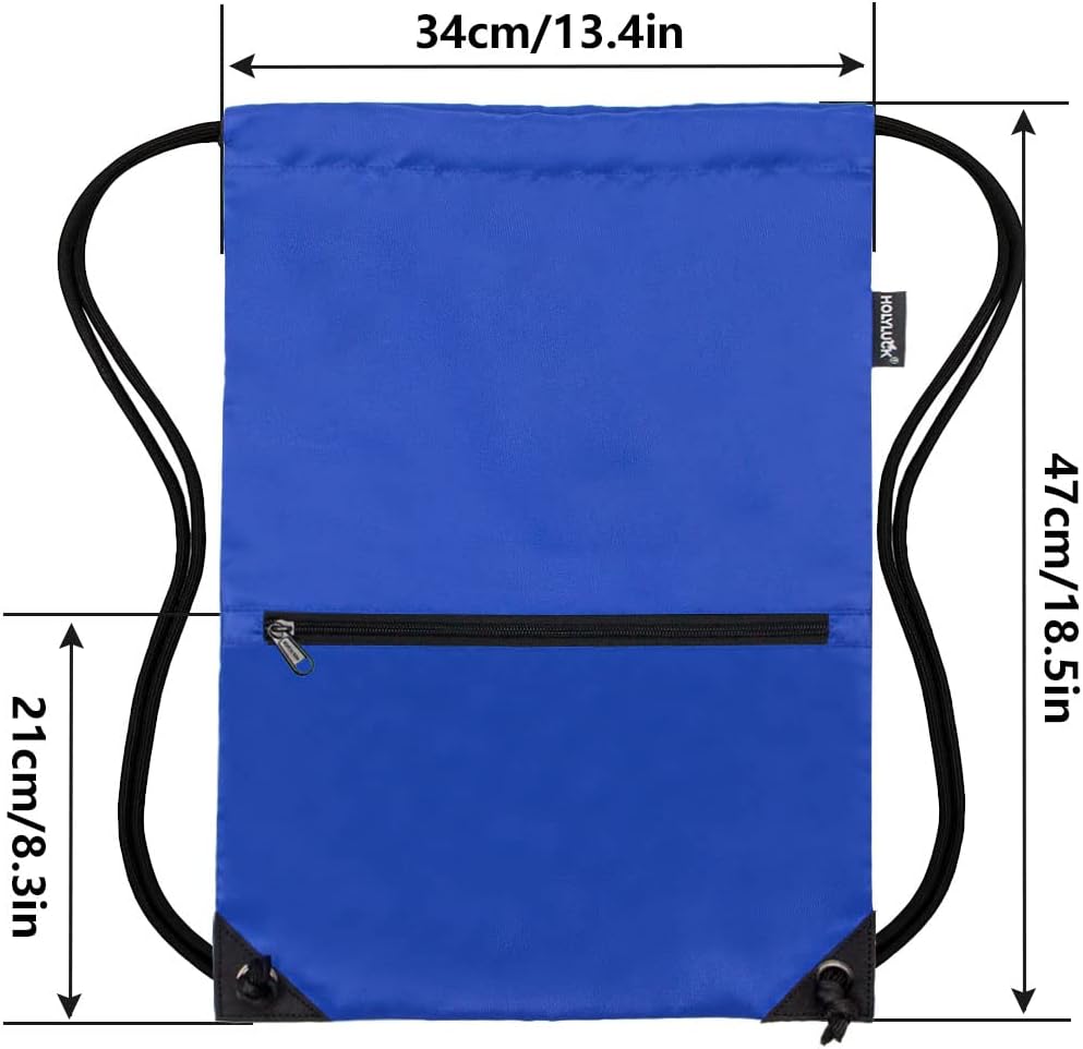 HOLYLUCK Drawstring Backpack Bag Sport Gym Sackpack