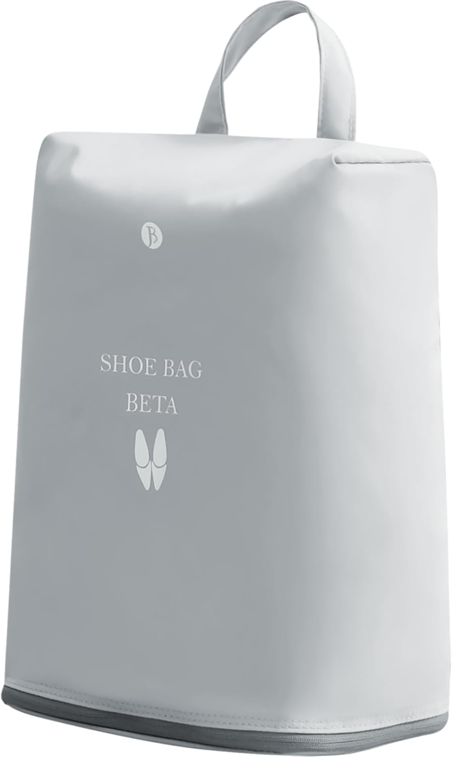 tianzong Shoe Bags for Travel, Water-resistant Shoe Storage Organizer with Zipper for Men and Women (Grey, T400-Beta)