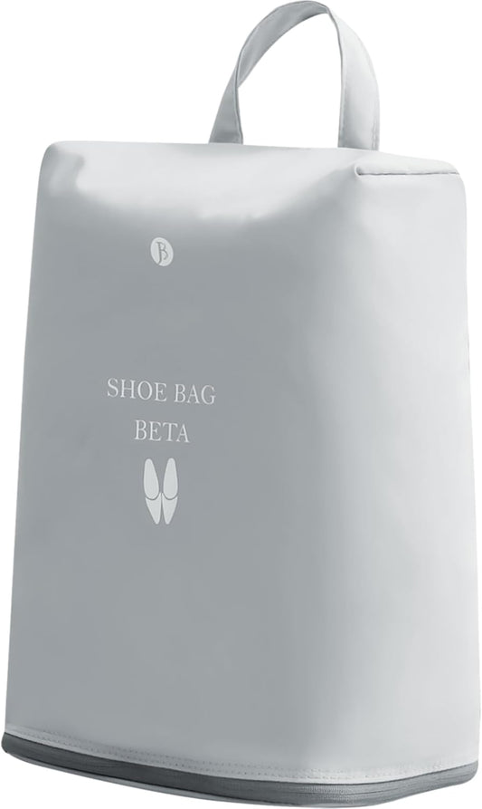 tianzong Shoe Bags for Travel, Water-resistant Shoe Storage Organizer with Zipper for Men and Women (Grey, T400-Beta)