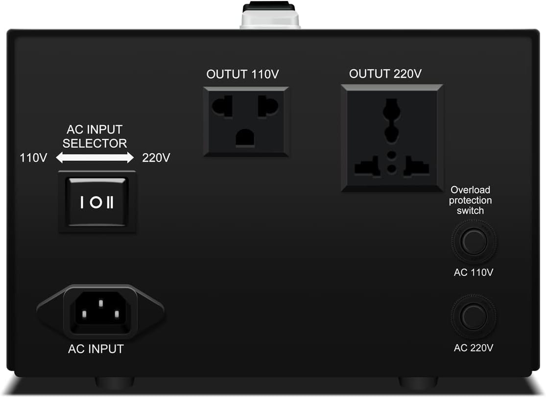 Step Down/Up Transformer 220v to 110v, 3000W Voltage Converter 110 to 220 120v to 240V Heavy Duty Power Transformer