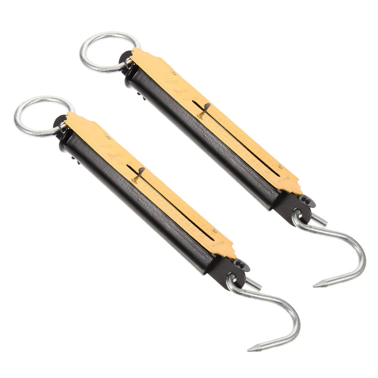 ibasenice 2pcs Handheld Spring Scale Mechanical Scale for Outdoor Activities Vibrant Design