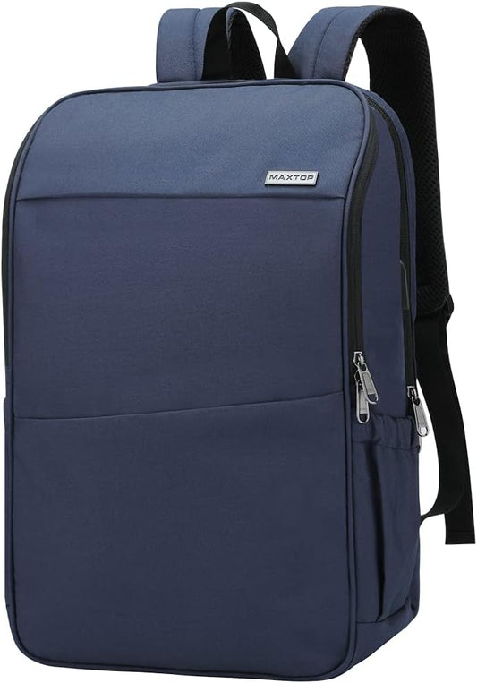 MAXTOP Travel Laptop Backpack with USB Charging Port Anti-Theft[Water Resistant] College Bookbag Fits 18.4 Inch Laptop