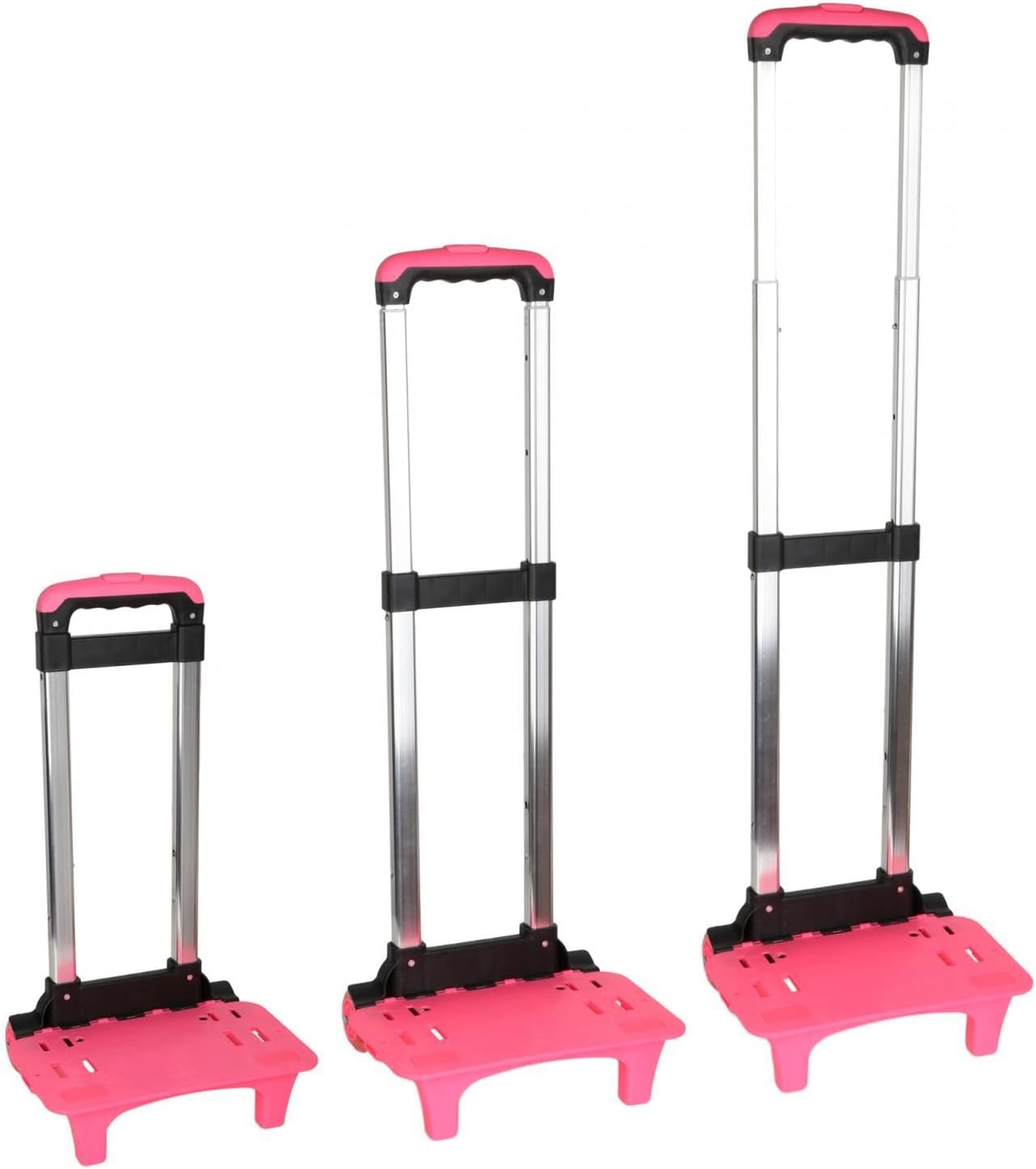 Generic Backpack Trolley 2 Wheels Telescopic Rod Backpack Hand Truck for Kids Girl