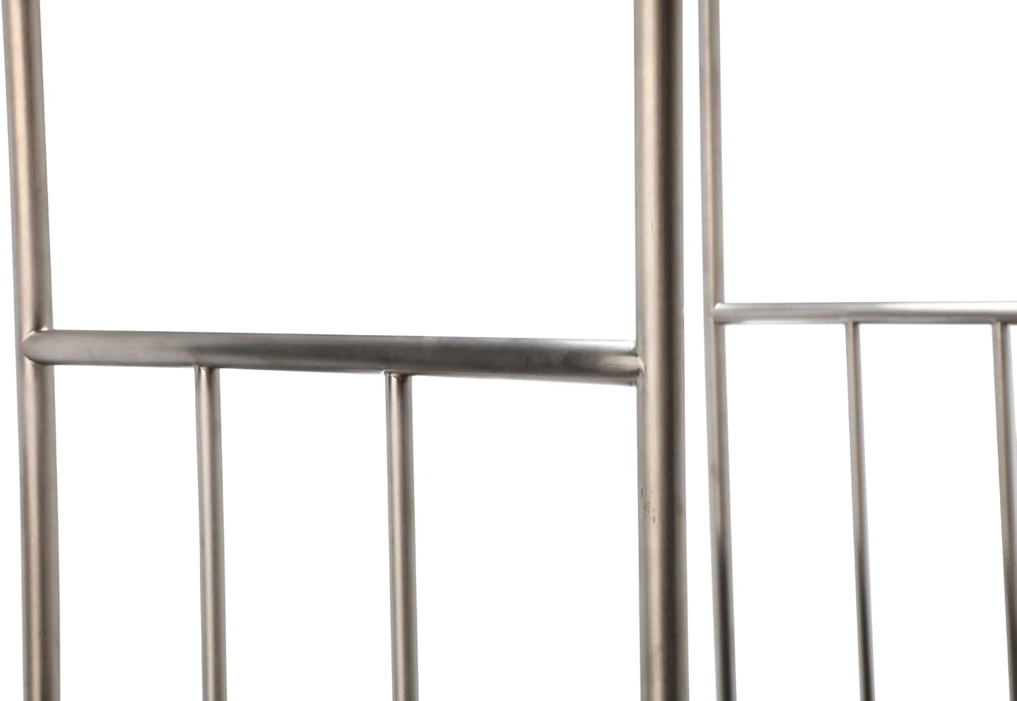 Value Valet Luggage Cart – Brushed Stainless Steel Bell Cart w/ 5" Rubber Wheels – Hotel Luggage Trolly for Travel & Outdoor Use – For Condos, Resorts, & Airports - 800 lb