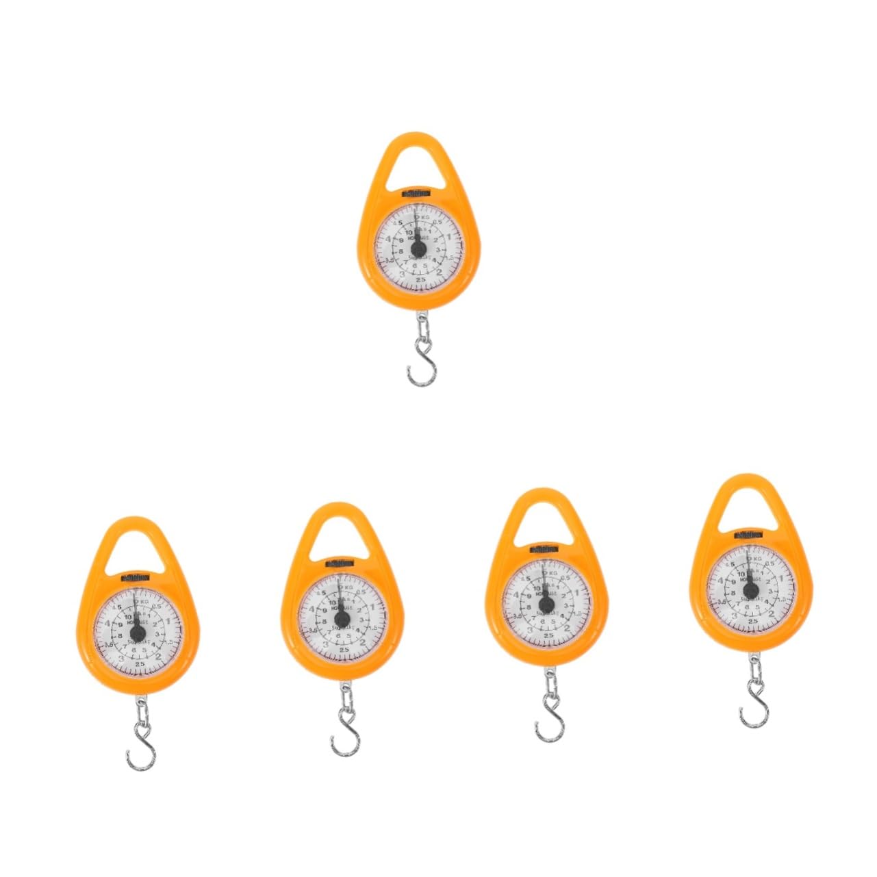5pcs Travel Luggage Scale Digital Hanging Weighing Scale for Suitcase Portable Hook