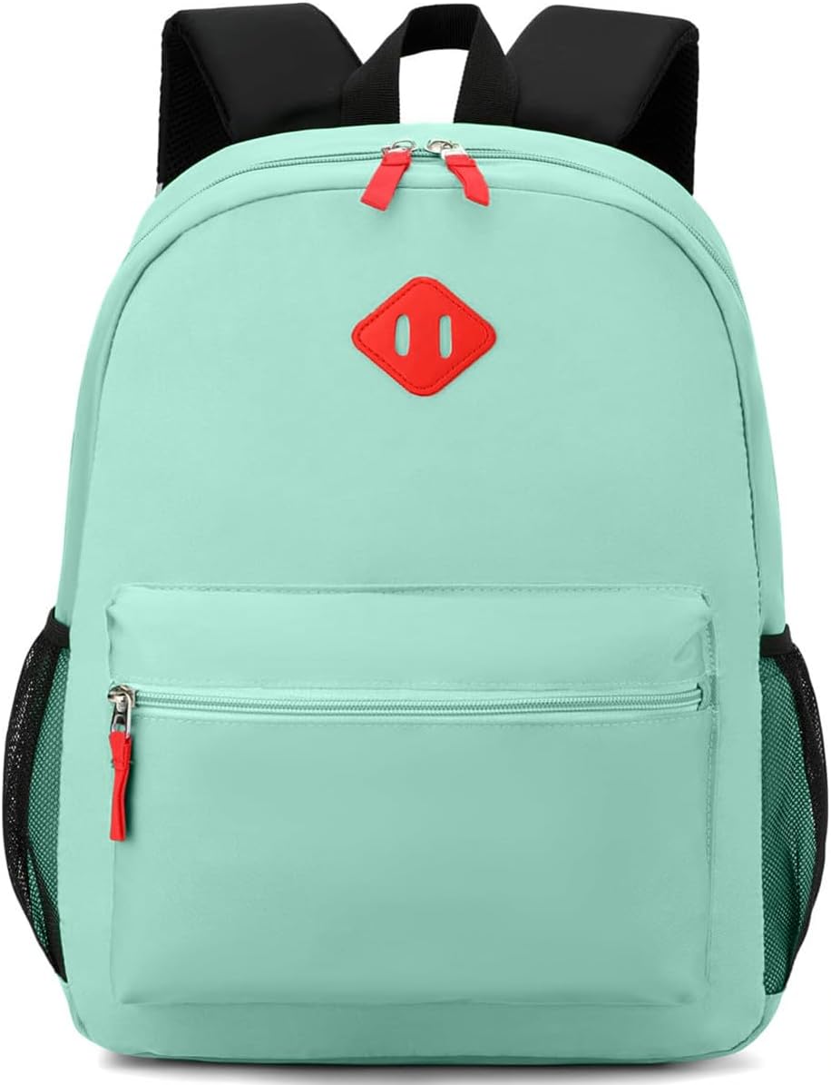 Preschool Backpack Kindergarten Toddler School Backpacks Primary School Backpack for Boys and Girls with Chest Buckle (Light Green, Small-12 H(not Fit Folder))