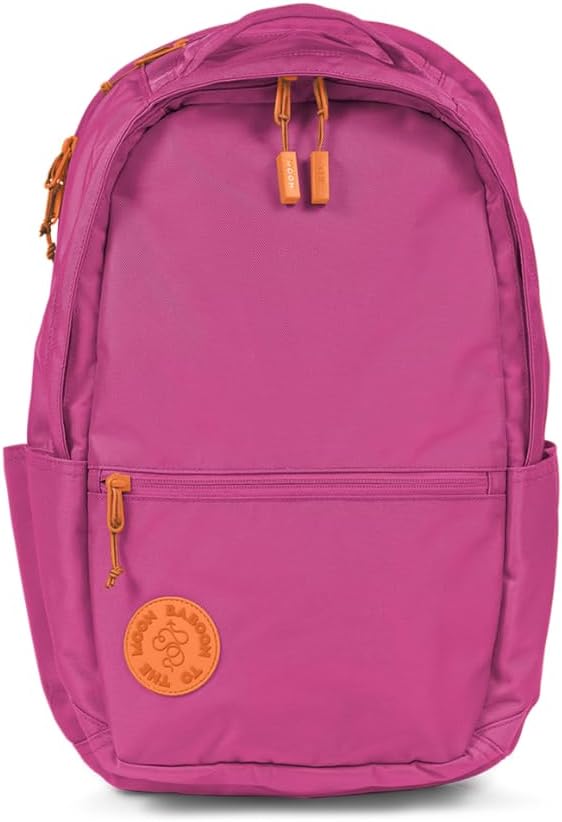 Baboon to the Moon City Backpack - in Multiple Colors, Versatile, Water-Repellent, 16" Laptop-Friendly Backpack (Raspberry Fizz)
