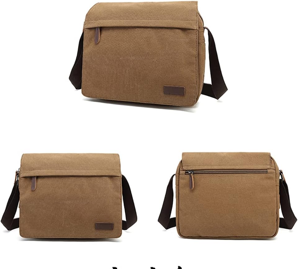 Sechunk Vintage Canvas Messenger Cross body bag Shoulder bag