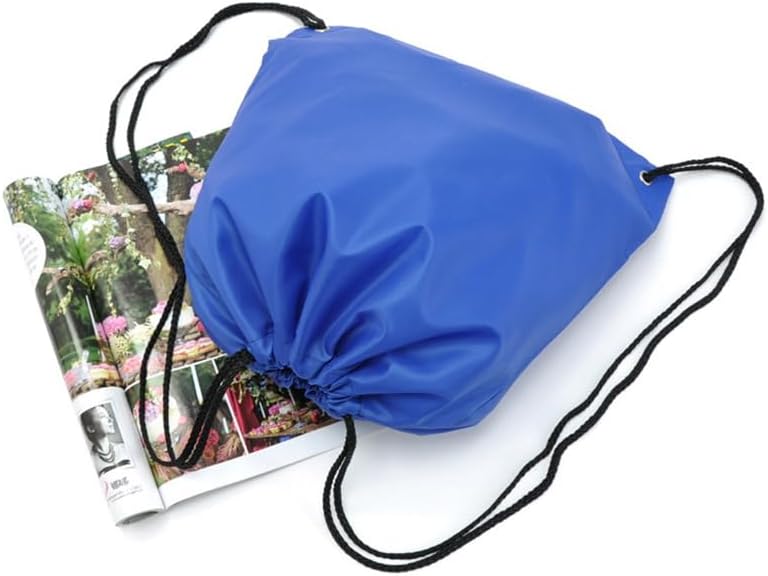 multi functional drawstring bag Bulk,drawstring backpack, 20 Pcs Draw String Bags, Cinch Bag essential for gym travel, nunisex, loose and portable (20, Blue)