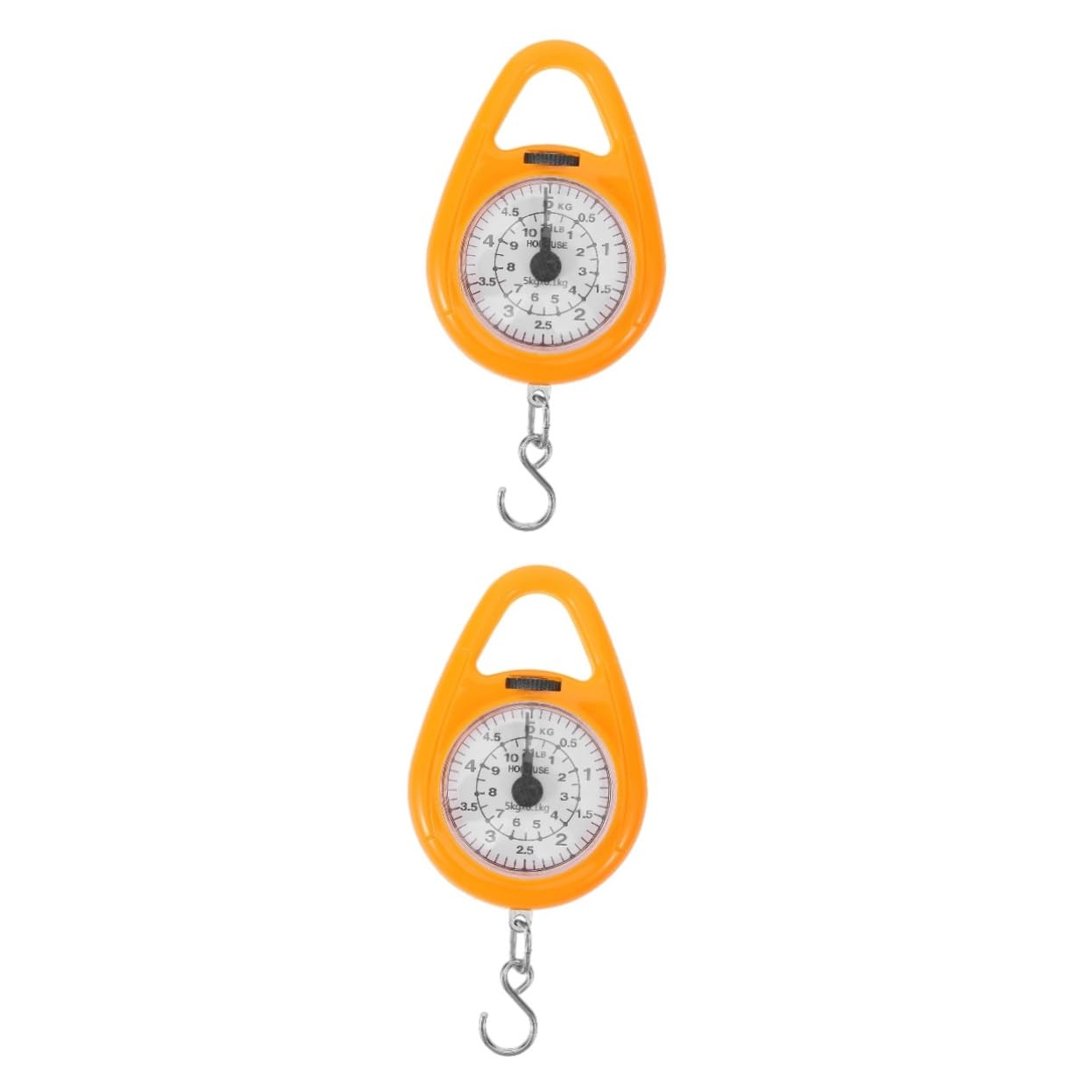 2pcs Spring Scale for Luggage Travel Scale Portable Hanging for Weighing