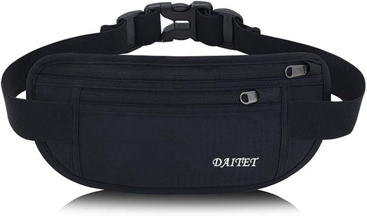 DAITET Crossbody Fanny Pack for Men&Women,Large Waist Bag & Hip Bum Bag with Adjustable Strap for Outdoors Workout Traveling Casual Running Hiking Cycling