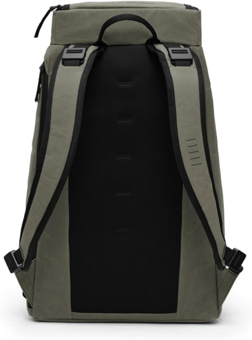 Db Journey The Hugger - Durable Travel Backpack with Laptop Compartment for Work & Gym, Luggage Backpack with Roller Bag Attachment, Full-Zip Main Compartment, 30L - Forest Green