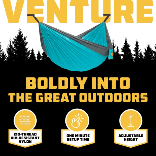 Wise Owl Outfitters Camping Hammock – up to 500lbs Portable Hammock with Tree Straps - Travel
