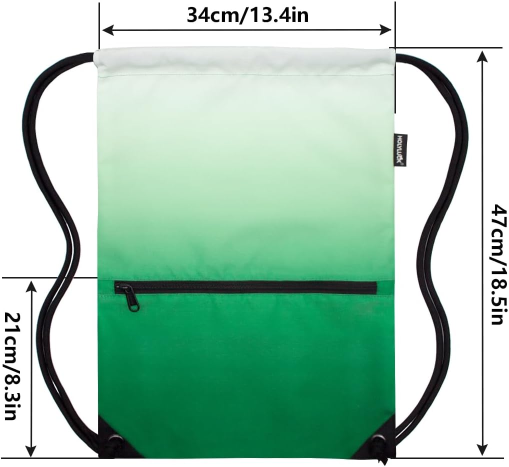 HOLYLUCK Drawstring Backpack Bag Sport Gym Sackpack
