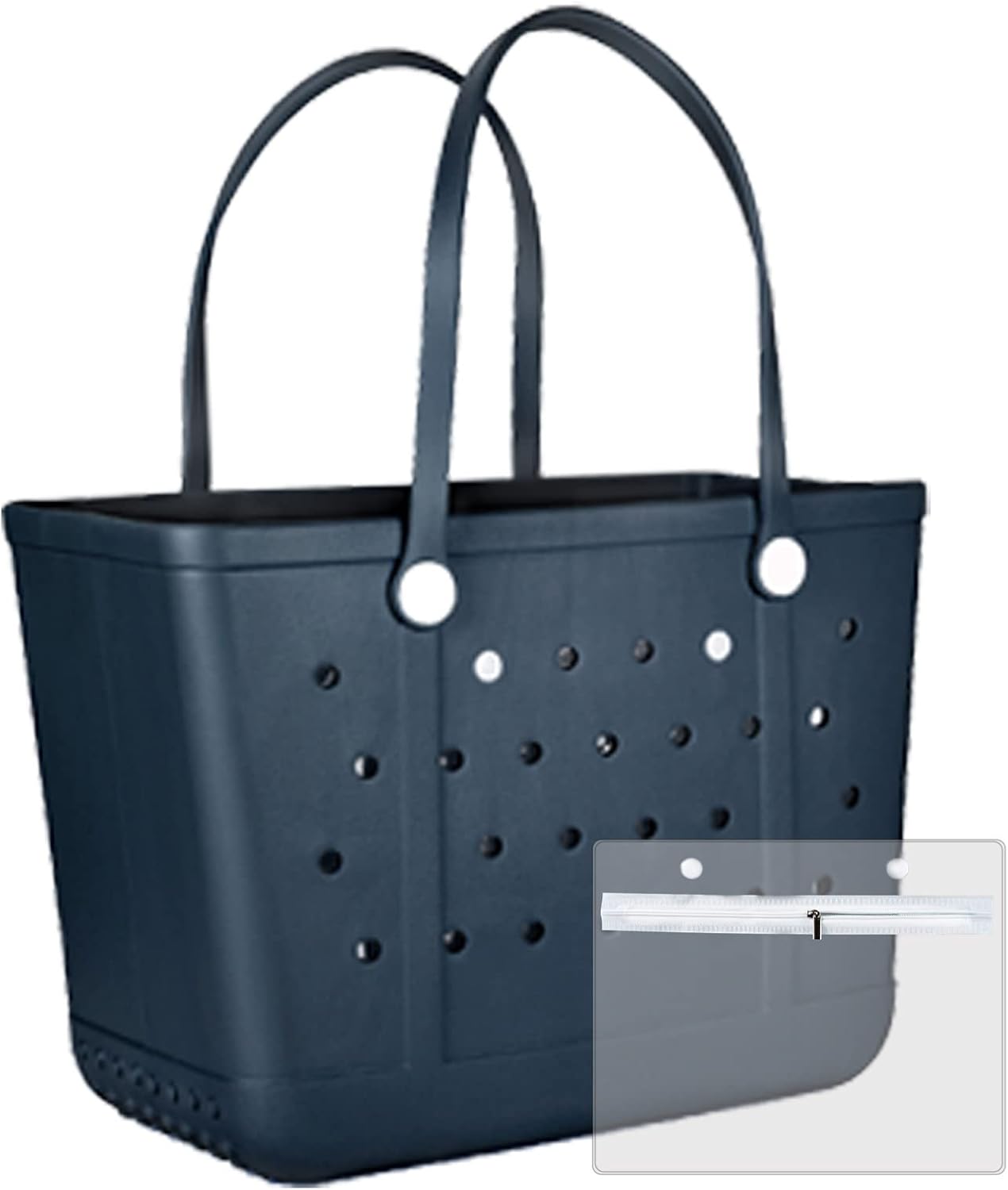 Tote Bag for Women - Large Rubber Beach Bag, Medium Waterproof Sandproof Travel Tote Bags for Beach Outdoor Sports