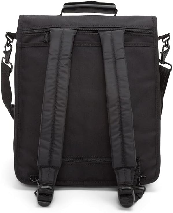 Manhattan Portage Commuter Laptop Bag Stylish Messenger Bag for Men & Women Durable Cordura Fits Up to 17" Laptop Ideal for Work College Travel (Black)