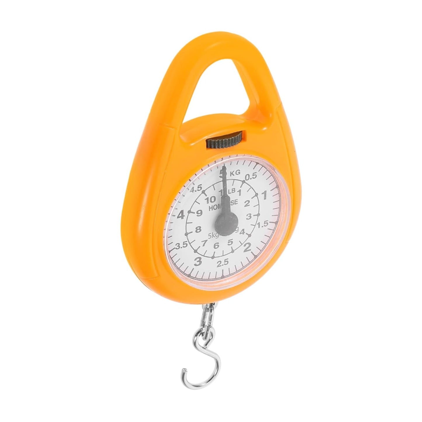 3pcs Portable Spring Scale Mechanical Luggage Weight Measurement Tool Hook for Travel Fishing and Household Use Compact and Accurate Design Orange