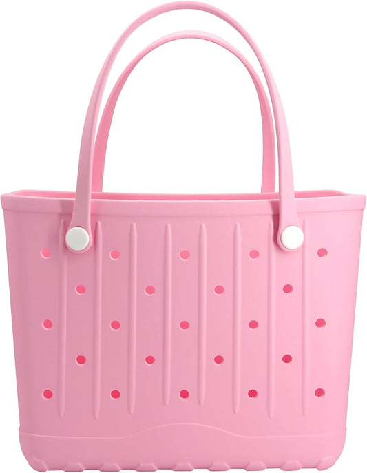 CXY Rubber Beach Bag EVA Waterproof Tote Bags Washable Sand-proof Travel Handbags for Pool Boat Groceries Work Sports