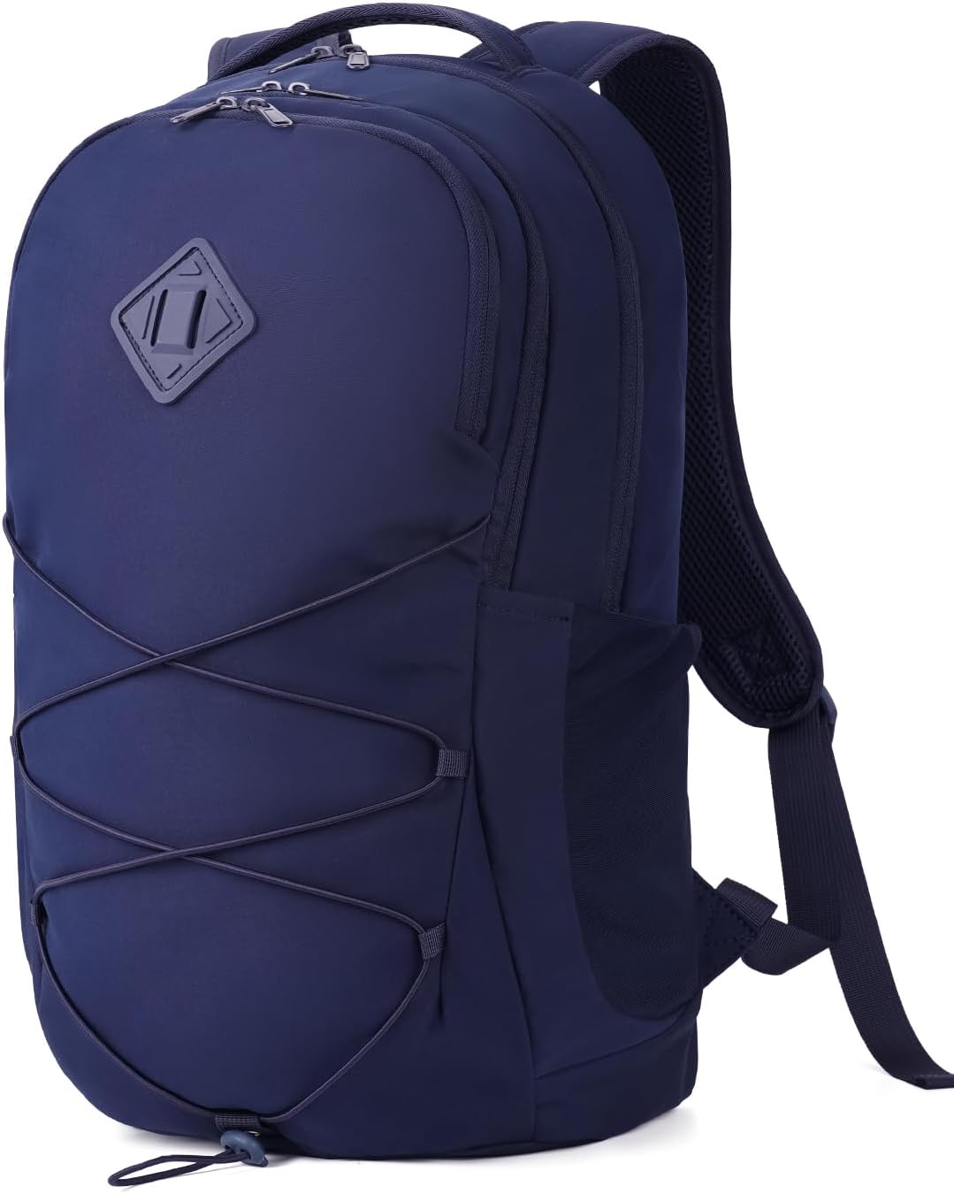 WANDF 15.6-Inch Laptop Backpack for Women, Travel Backpack Water-Resistant Lightweight College Backpack for Work Casual Business Weekender (Navy Blue)