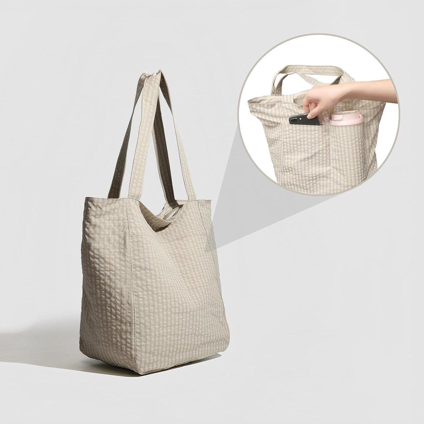Women's Tote Bag for Work/School - Lightweight Stylish Shoulder Bag Hobo Bags Casual Utility Handbags
