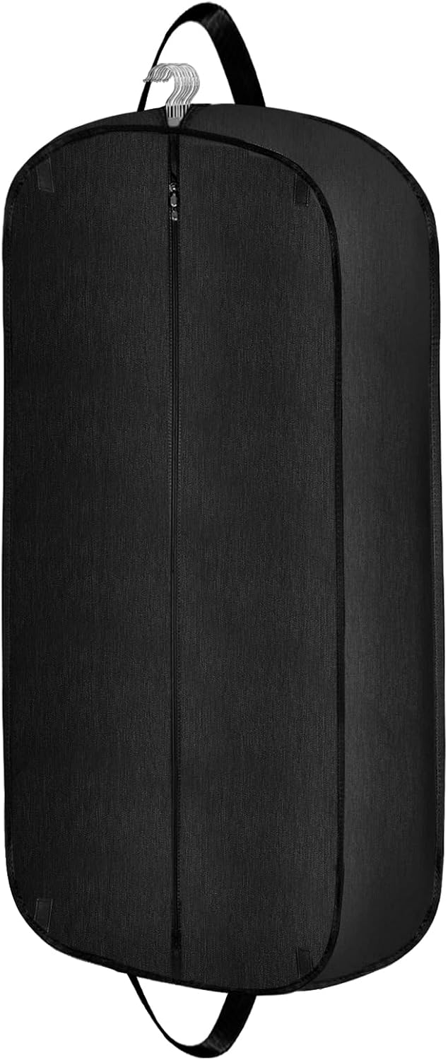 6" Gusseted Waterproof Garment Bag for Travel, 43" Tear Resistance Suit Bag for Men Travel for