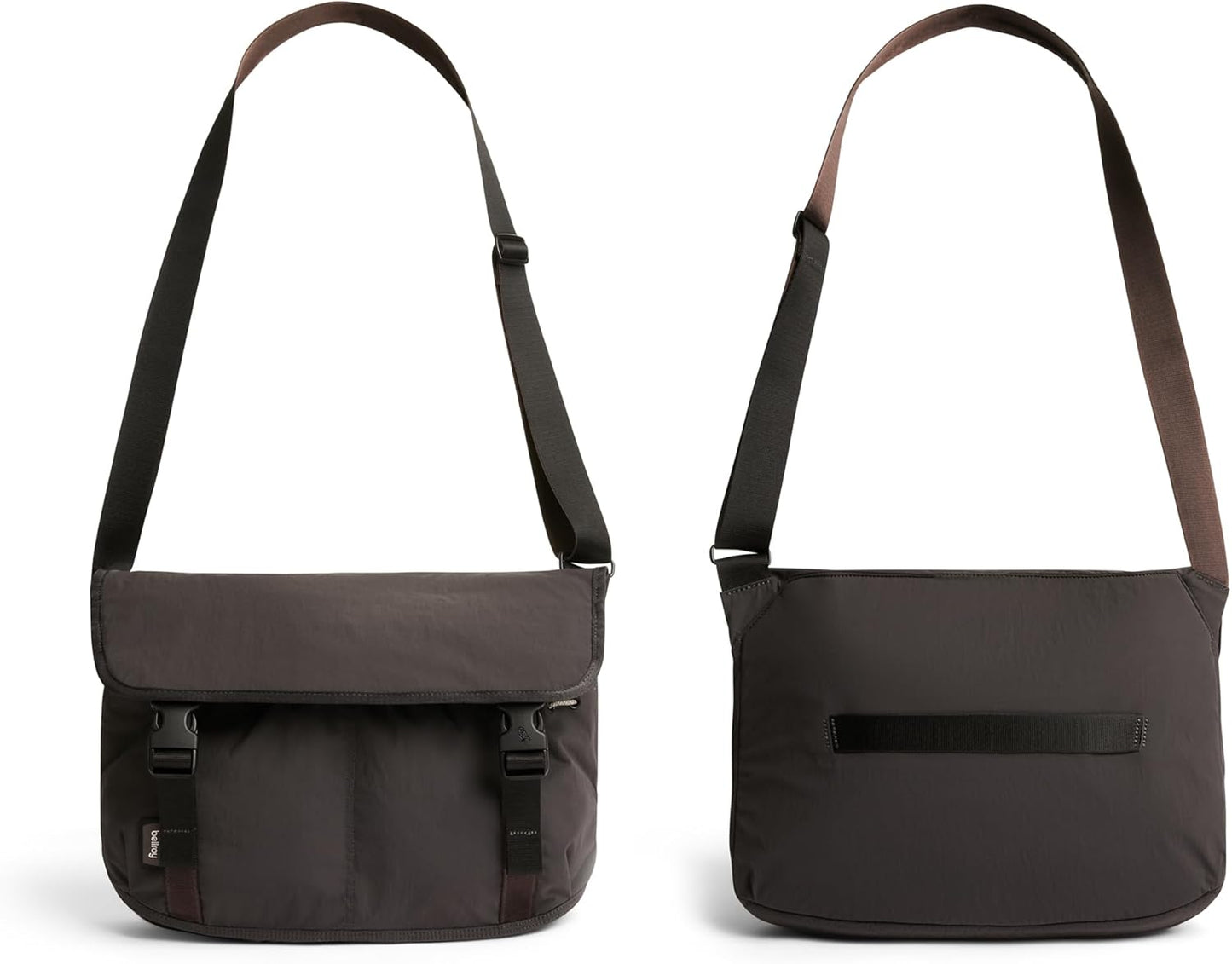 Bellroy Cinch Messenger (12 liter lightweight shoulder bag, water-resistant fabric, effortless organization) - Charcoal