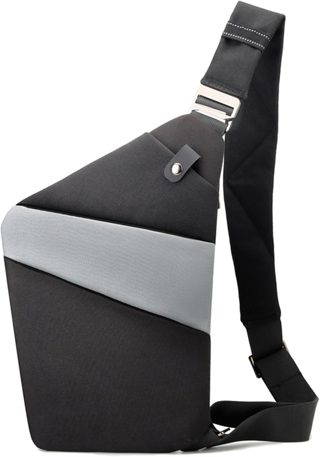 Anti Theft Crossbody Bags for Women, 2025 New Anti-Theft Travel Bag, Shoulder Bag Anti-theft Design for Travel, Sport (Black Gray - Right Shoulder)