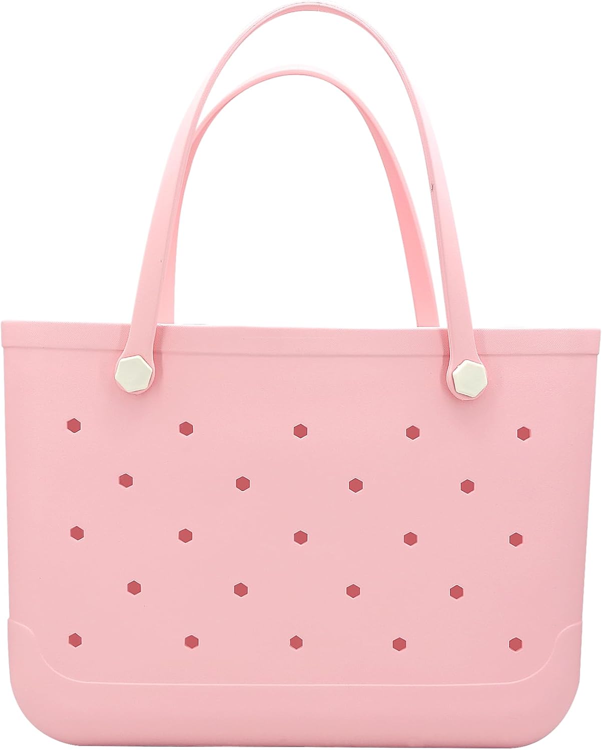 CXY Rubber Beach Bag, Waterproof Travel Tote bag for Women Outdoor Summer Beach Tote Washable Bag Open Handbag for Daily