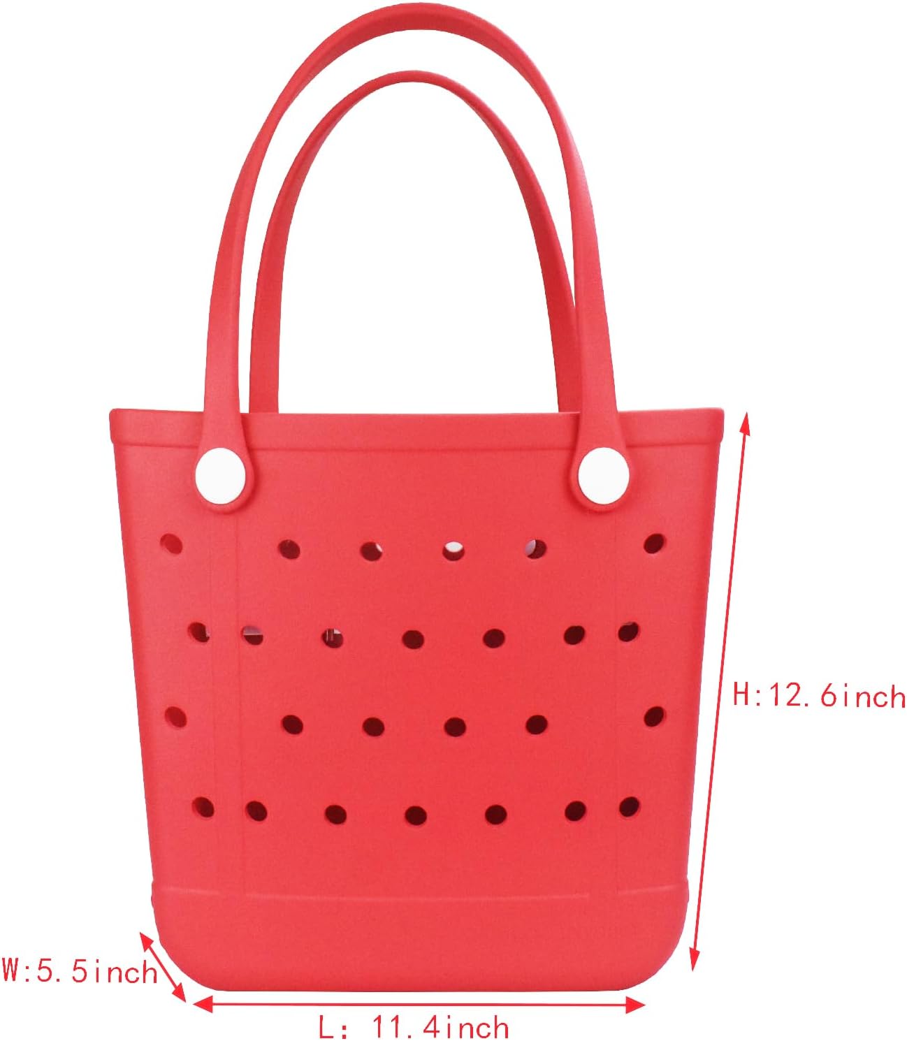 Tote Bag for Women - Large Rubber Beach Bag, Medium Waterproof Sandproof Travel Tote Bags for Beach Outdoor Sports