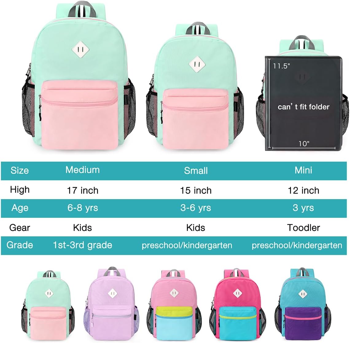 STEAMEDBUN Toddler Backpack for Girls 2-4,Kindergarten Backpack for Girls,Preschool Backpack,Mini