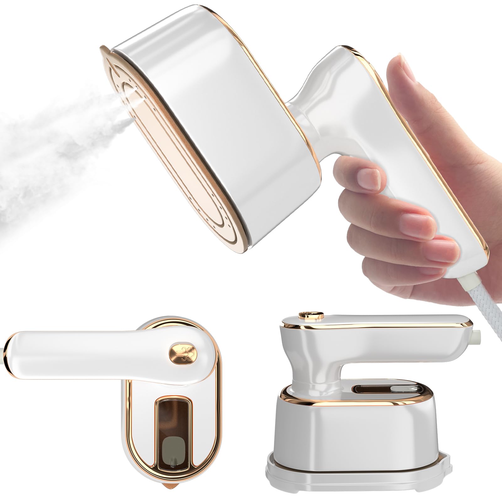 Travel Steamer Iron for Clothes Mini - Portable Ironing Machine Travel Small Size Portable Steamer