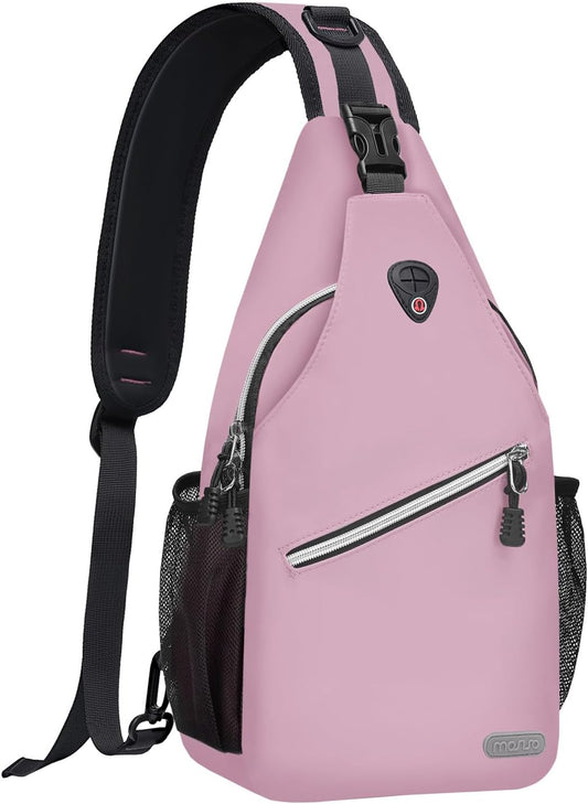 MOSISO Sling Backpack, Multipurpose Crossbody Shoulder Bag Travel Hiking Daypack