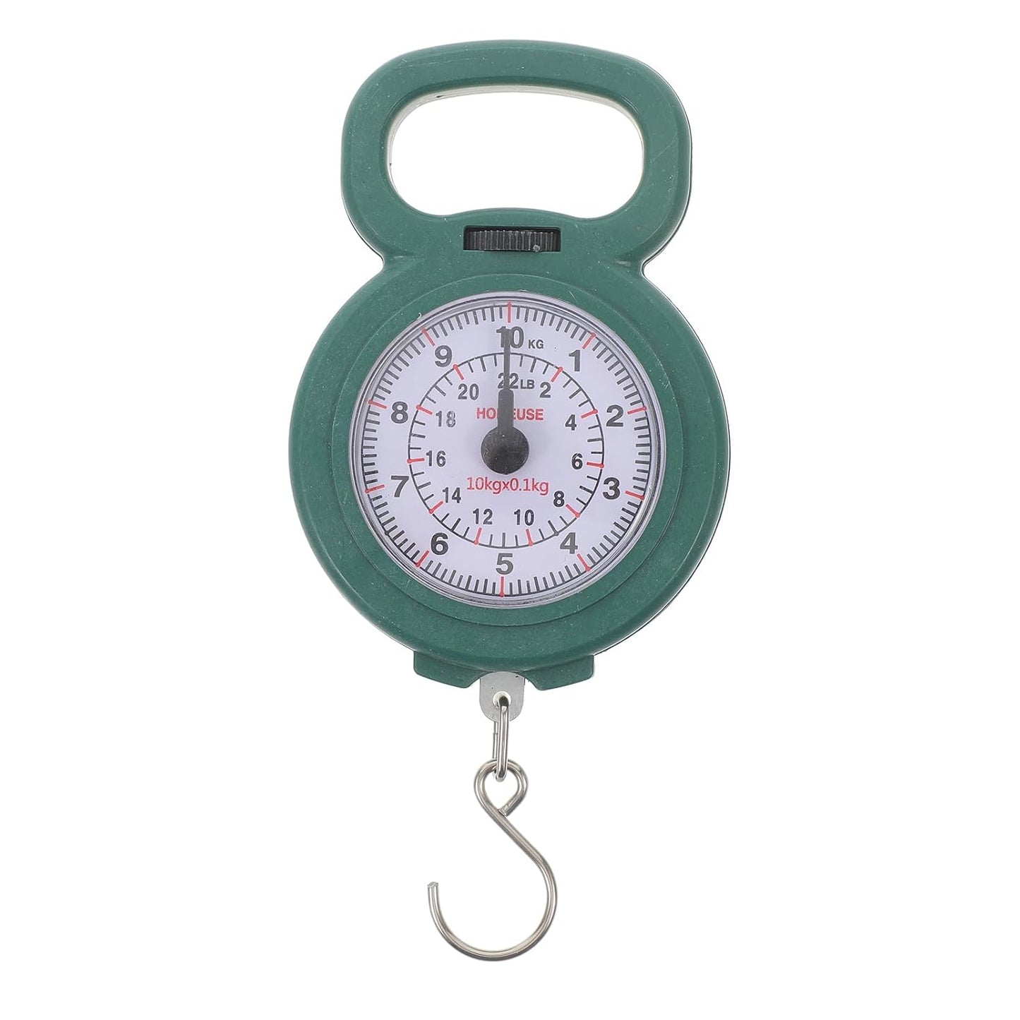 Luxshiny 1pc Fishing Weight Scale 10kg Luggage Suitcase Scale Bike Weight Hanging Produce Food Portable Metal Hand Crane (Blue Red Green, Random Color)