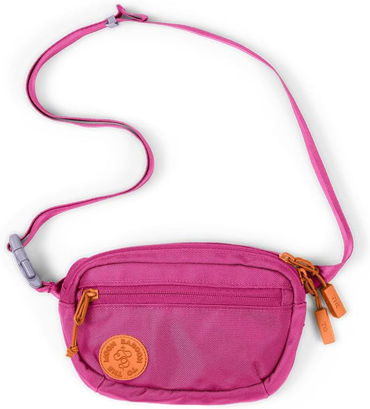 Baboon to the Moon Fanny Pack - Trendy, Compact, Water-Repellent Waist Bag in Multiple Colors and Sizes for Men and Women (Raspberry Fizz, Mini (1.5L))
