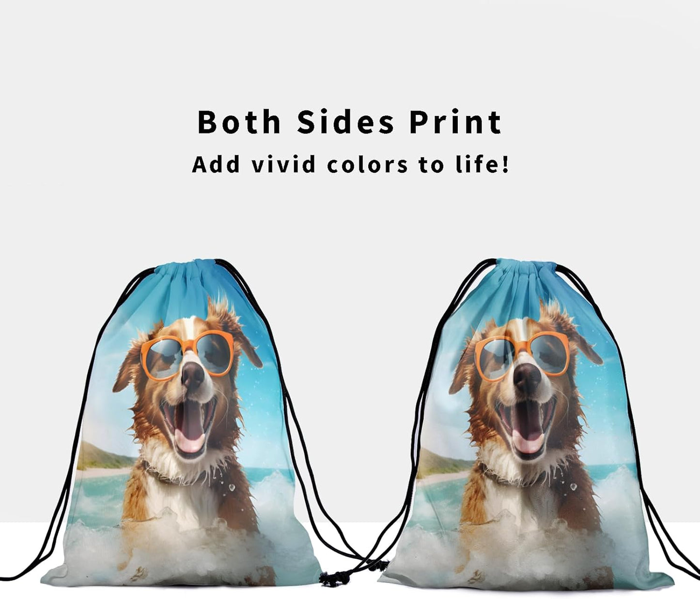 Nerxy Pet Gymnastics Grip Bag Dog Cat Drawstring Grip Bags Puppy Shoe Bag Gym Storage Pouch