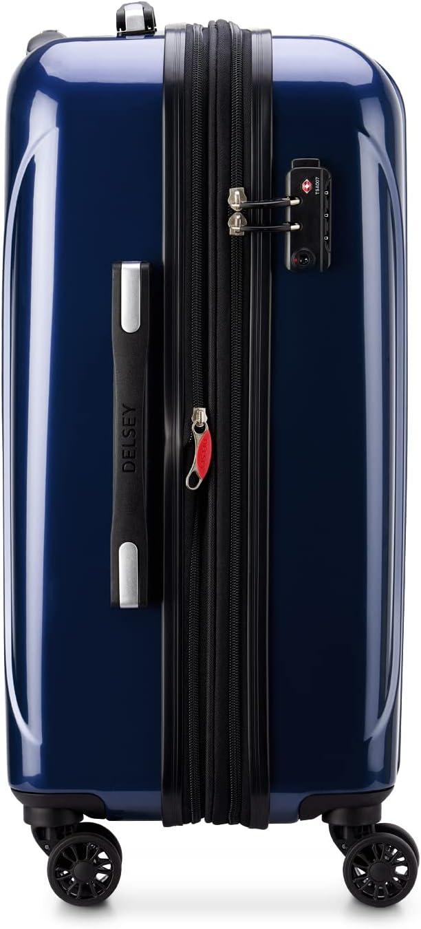 DELSEY PARIS Helium Aero Hardside Expandable Luggage with Spinner Wheels, Blue Cobalt, 2-Piece Set