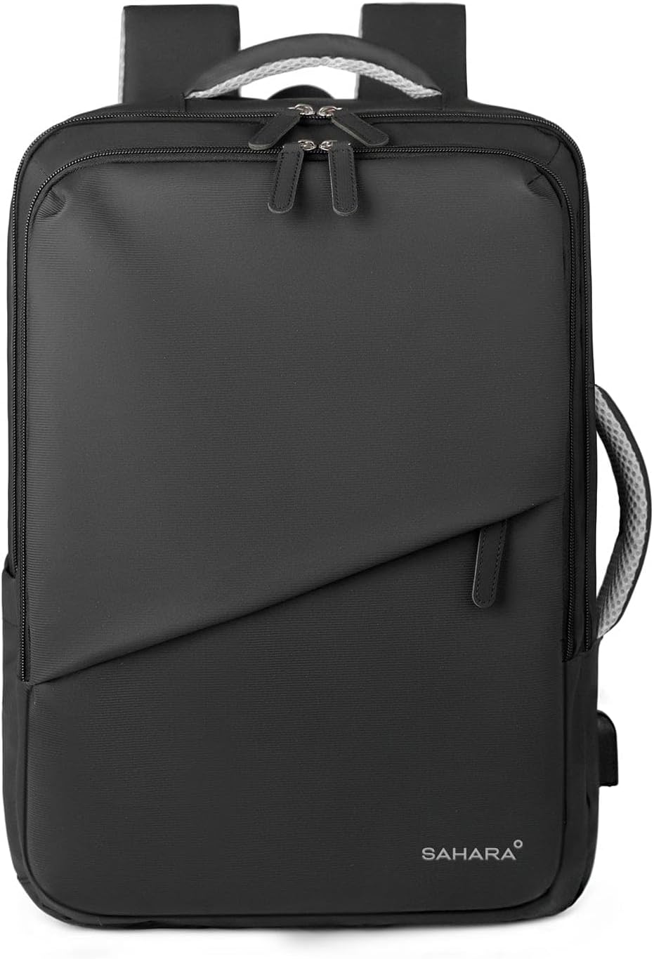 SAHARA - Multi-Compartment Travel & Laptop Backpack with USB Charging Port for Laptops up to 16-inch, Black, (LT00099)