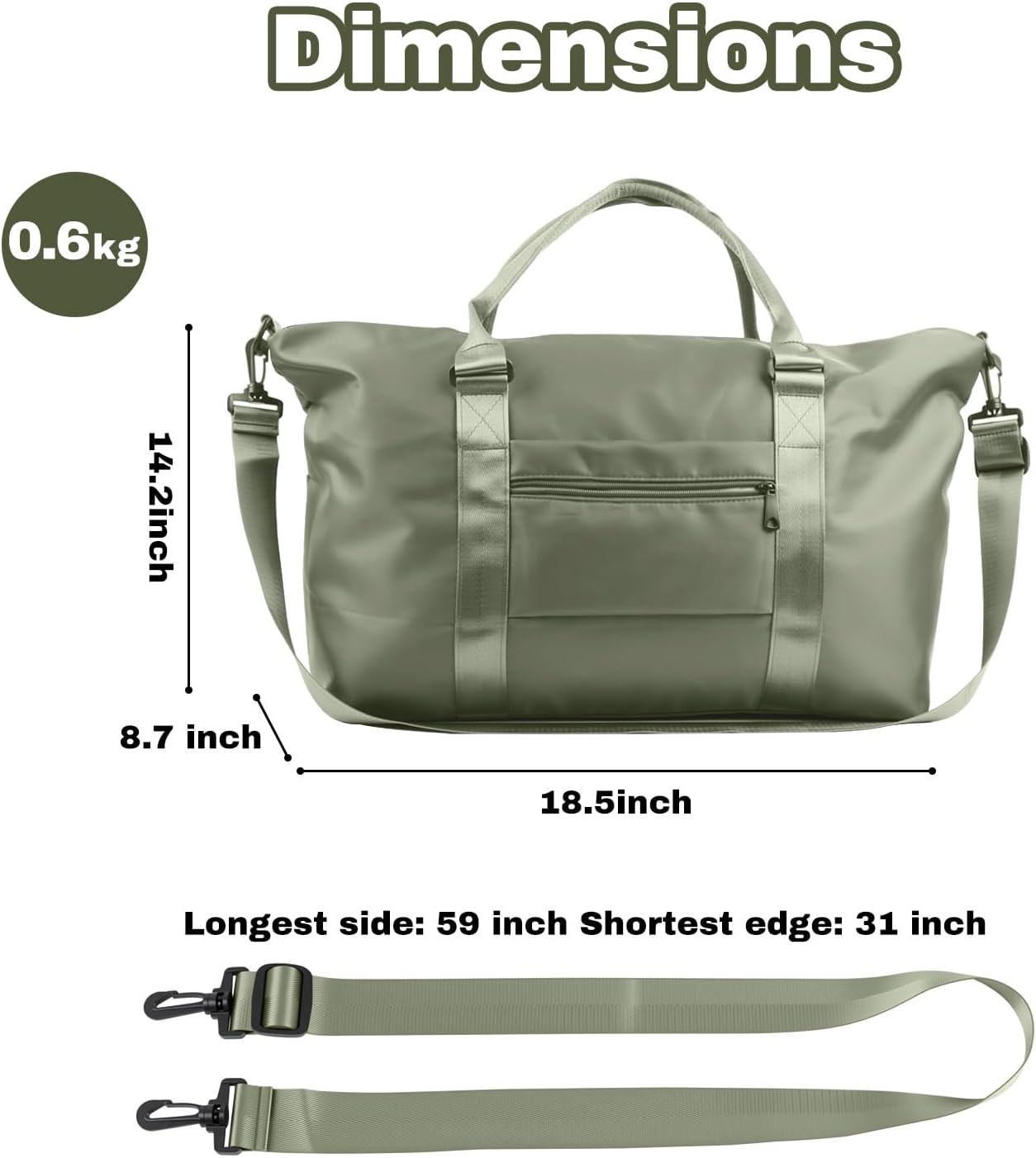 Weekender Duffel Bags for Women， Travel Totes Bag for Airplane Essentials, Overnight Bags for Women with Trolley Sleeve, Large Carry On Hospital Bag for Labor and Delivery, Sport, Gym