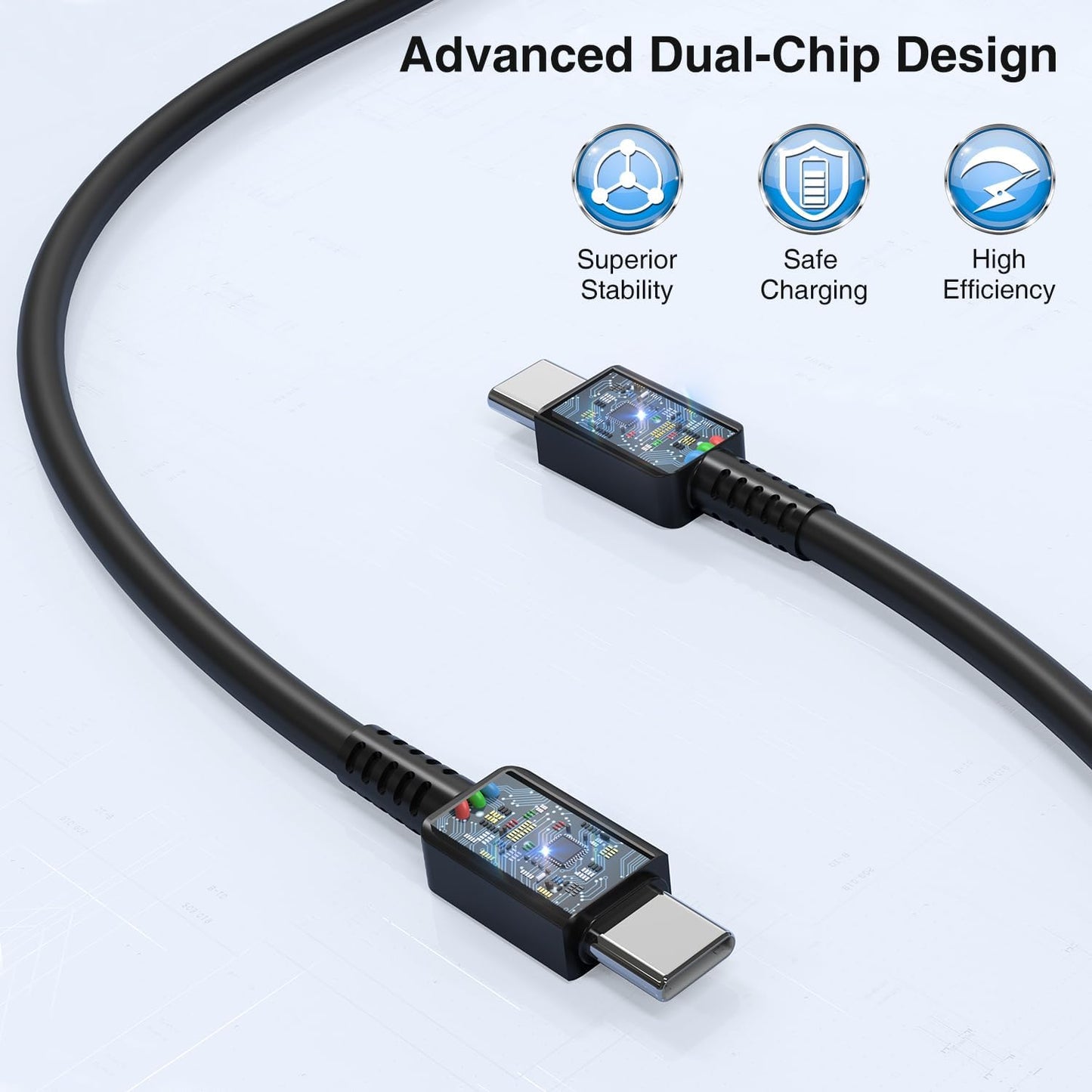 2Pack 45W Super Fast Charging Block and 10ft USB C to C Cable Long,Type C Wall Plug and Android Phone Charger Cord for Samsung Galaxy S25/S24 Ultra/S23+/S22 Plus/S21/S20/Note20/iPhone 17 16 15 Pro Max