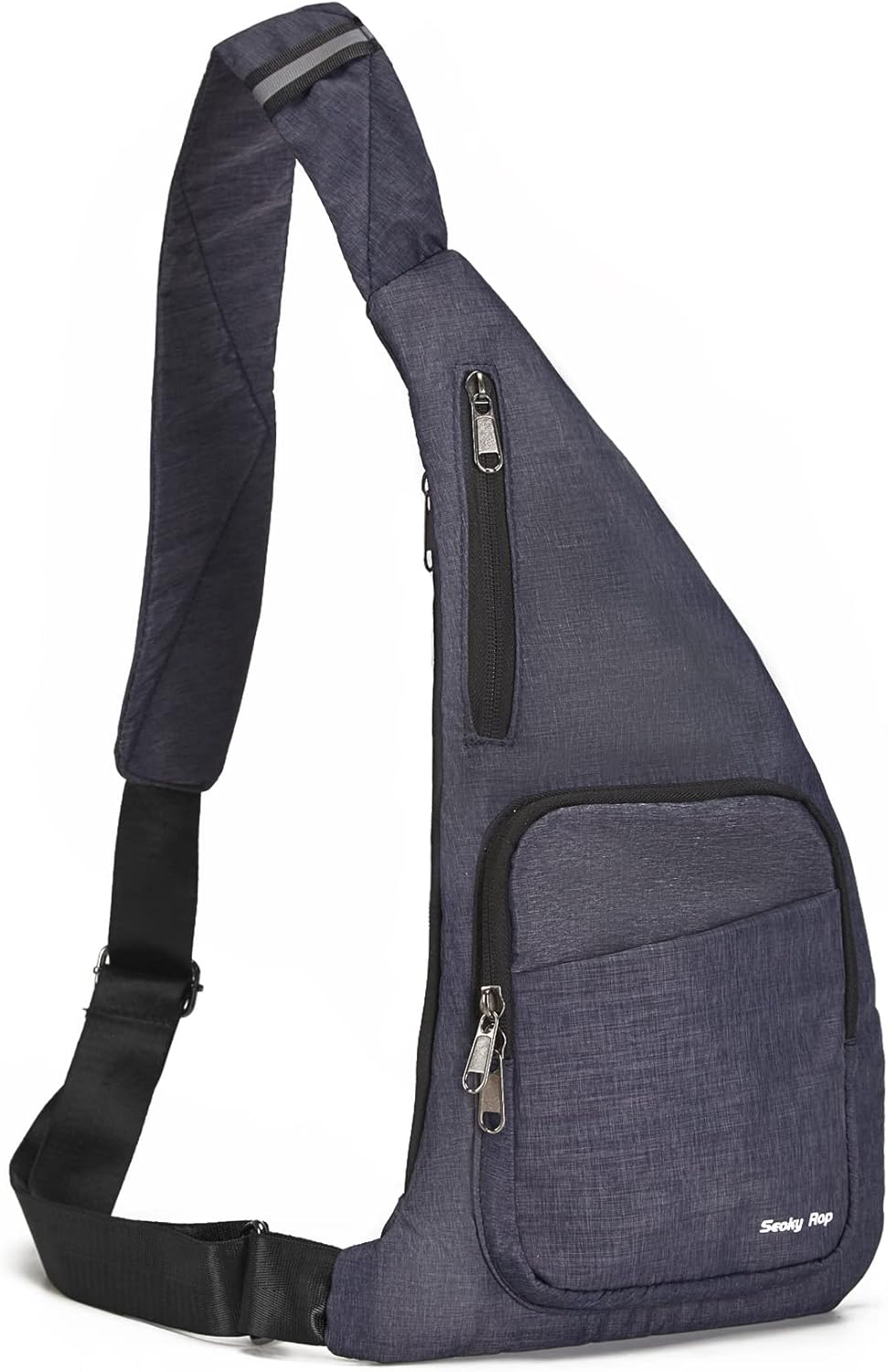Seoky Rop Waterproof Sling Bag Crossbody Bag for Men Women Slim Hidden Anti-Thief Travel Personal Pocket Blue