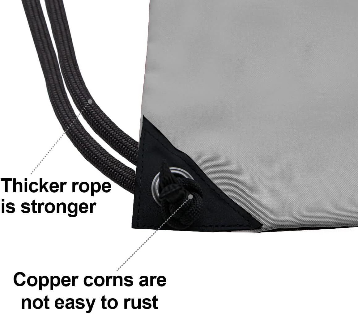 HOLYLUCK Drawstring Backpack Bag Sport Gym Sackpack