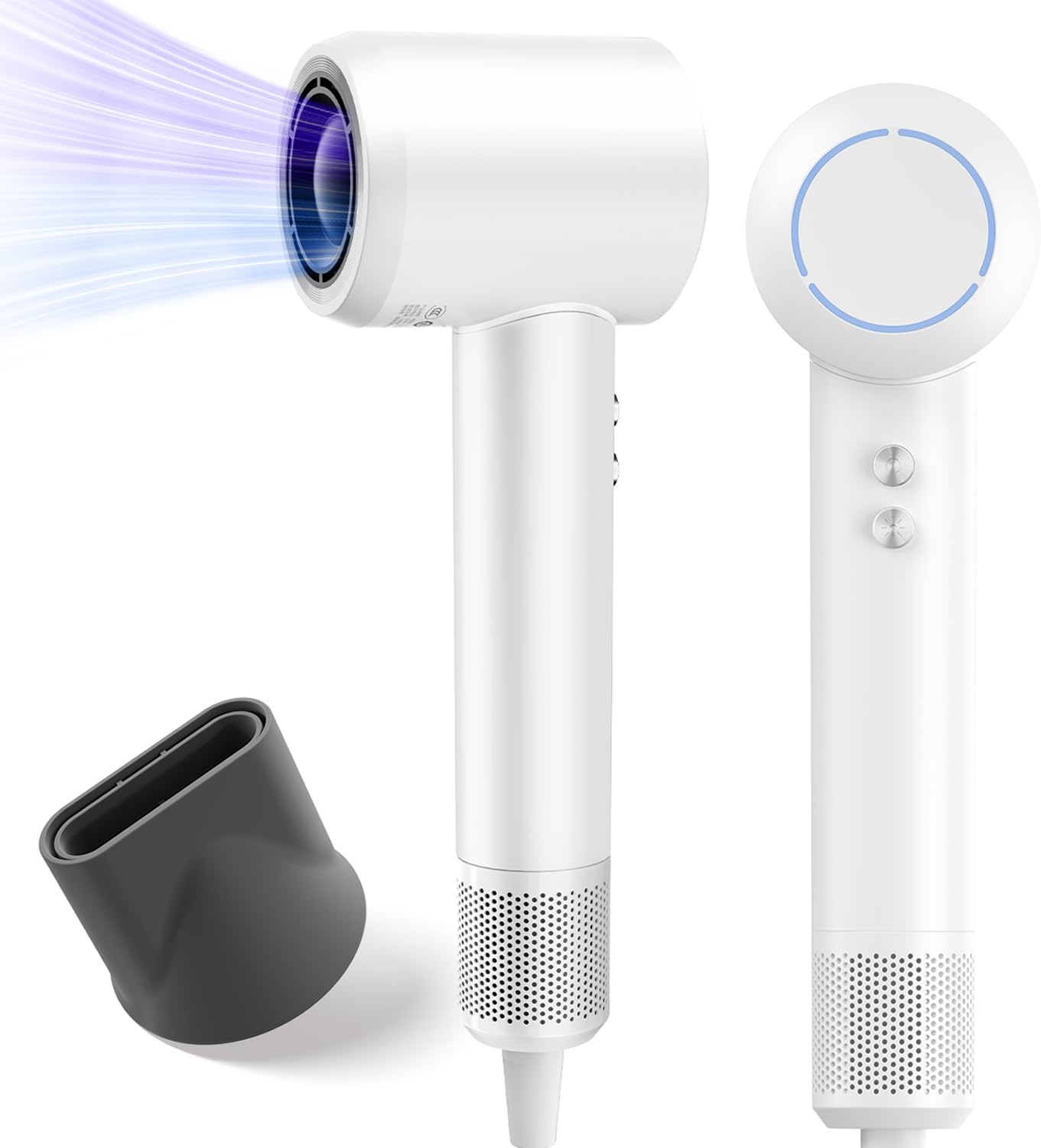 Hair Dryer, Ionic High-Speed Blow Dryer for Fast Drying with Brushless Motor, Portable Professional
