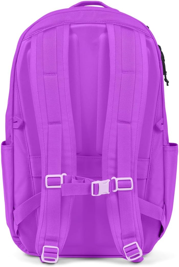 Baboon to the Moon City Backpack - in Multiple Colors, Versatile, Water-Repellent, 16" Laptop-Friendly Backpack (Electric Purple)
