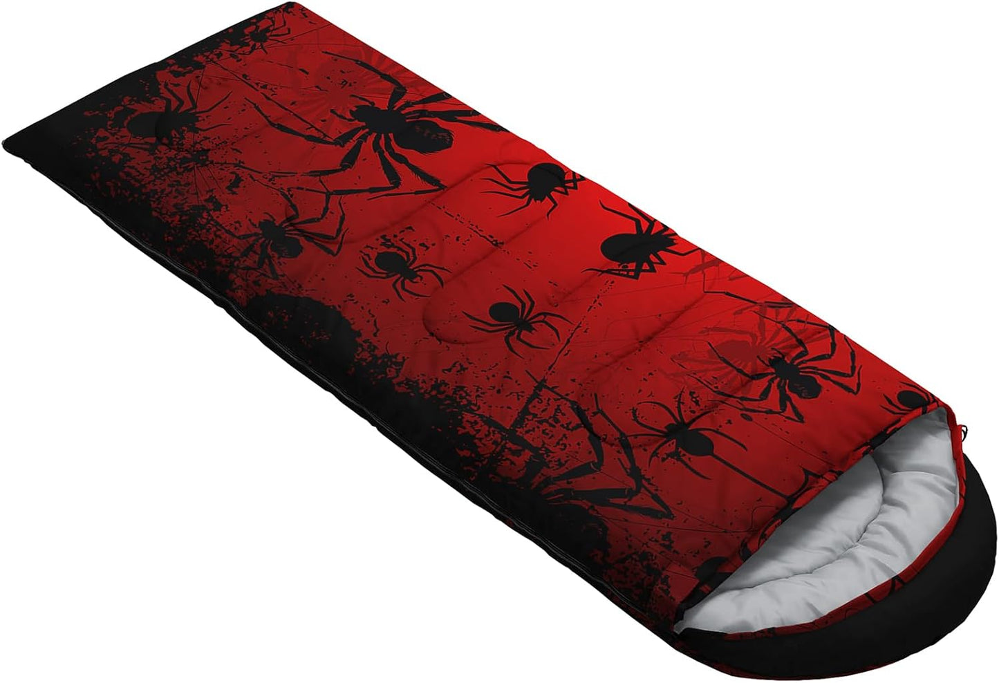 QOOMO Camping Sleeping Bags,3 Season Warm & Cool Weather,Lightweight,Waterproof Sleeping Bags for Adults & Kids,Traveling,and Outdoors,Camping Gear Equipment